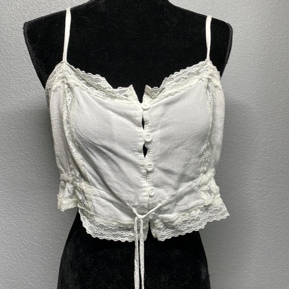White crop top (la herts brand )